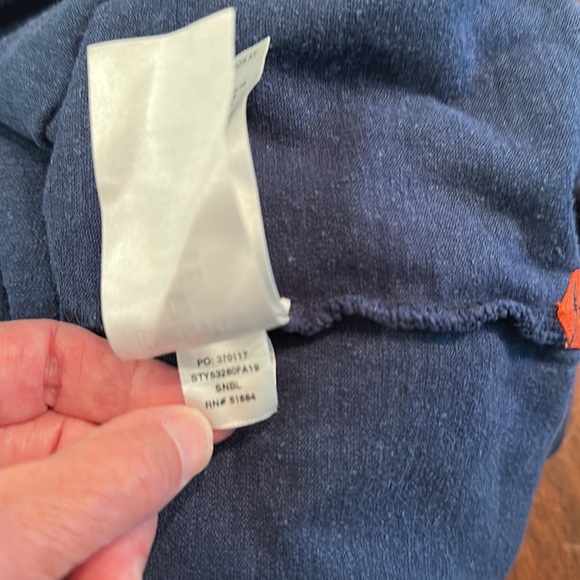 Patagonia Men’s size Large Blue Long Sleeve hemp/cotton rugby shirt - Picture 12 of 13